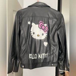 Hello Kitty x Forever 21 Vegan Leather Moto Jacket